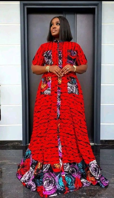 Ankara fled gown. Price: #17,999